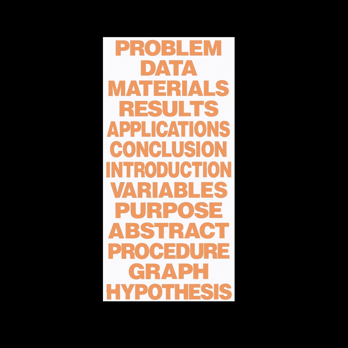 Orange Science Fair Titles Retail Pack of 24