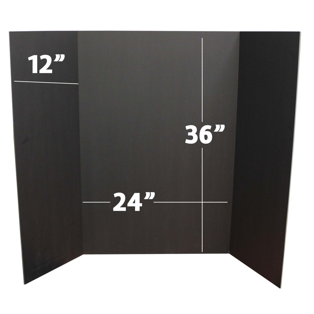 36' x 48' Total Black Foam Project Board - Pack of 3