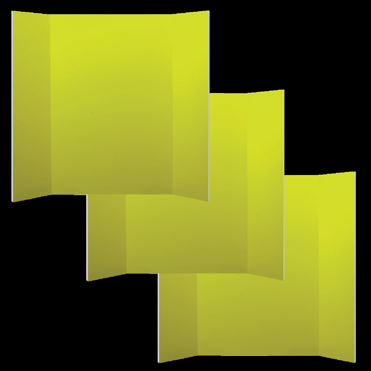 36' x 48' Yellow Foam Project Board - Pack of 3