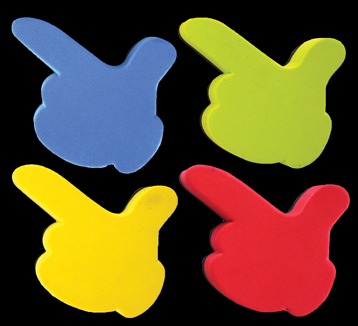 Call-Out Finger Pointer Magnetic Whiteboard Eraser - 24 Erasers