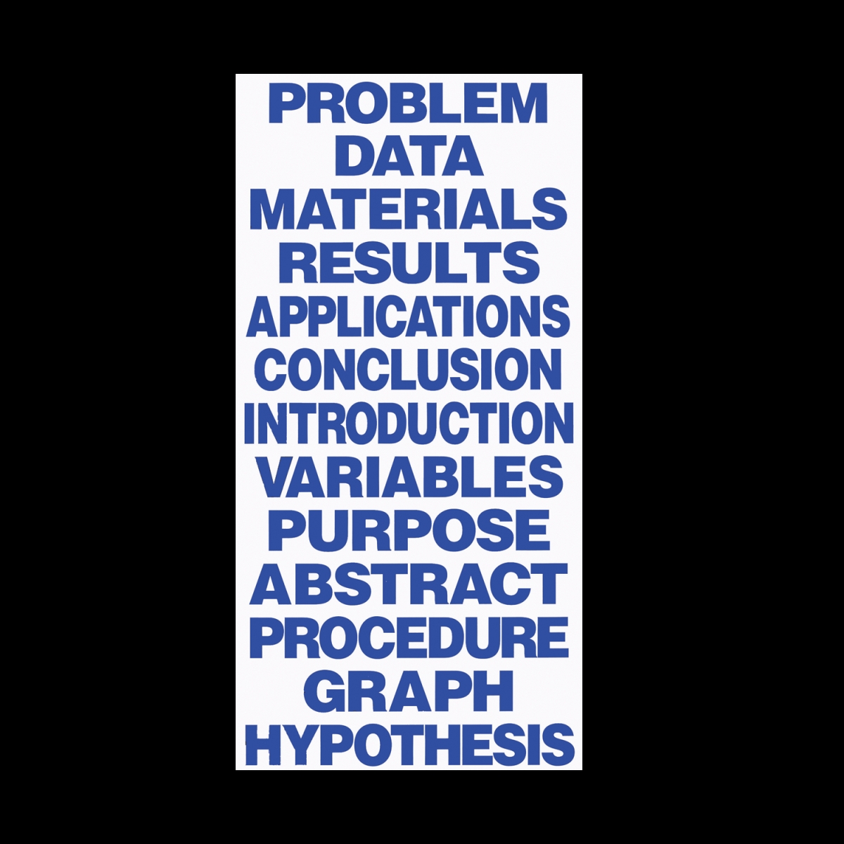 Blue Science Fair Titles Retail Pack of 24