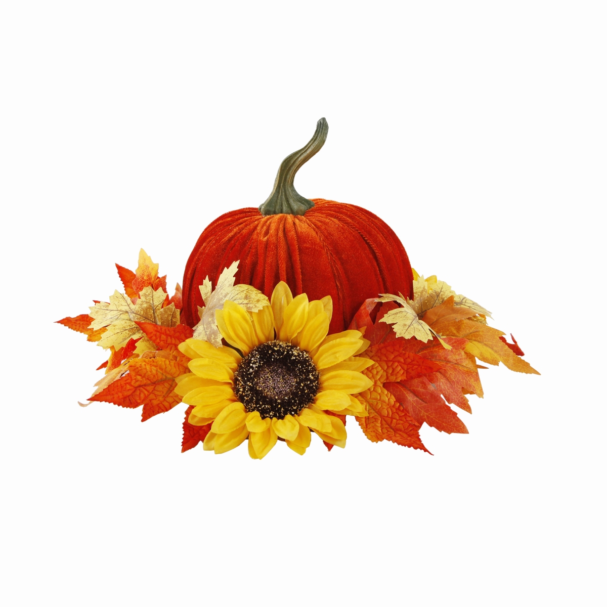 Picture of Flora Bunda FA1841E-OR Velvet Pumpkin Sunflowers Ring