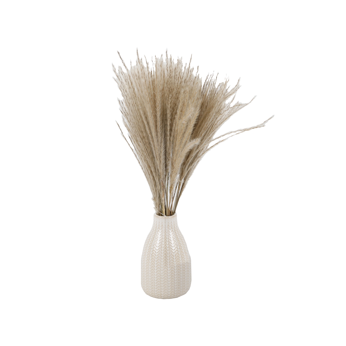Picture of Flora Bunda FA2030E-IVORY 10&apos;H Grass in 5.5&apos; Ceramic 3.5*3.5*5.5