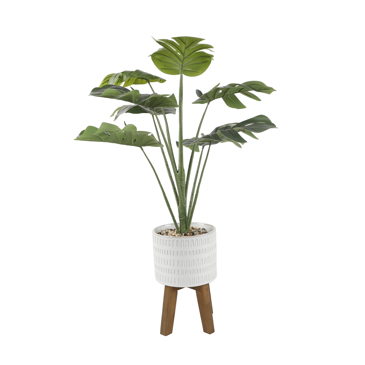 CS5258E-WH 32' Split-leaf in 8' Raindrop on Stand