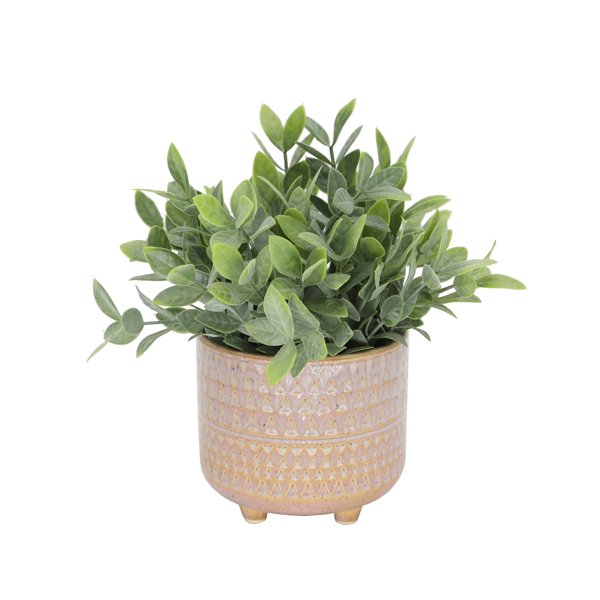 CS4413E-MV Tea Leaf in 5' MAUVE PHARAOH footed pot