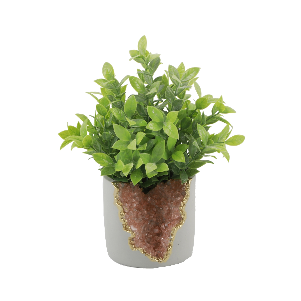 Amethyst Crystal Planter 4.75X4.75X4.25