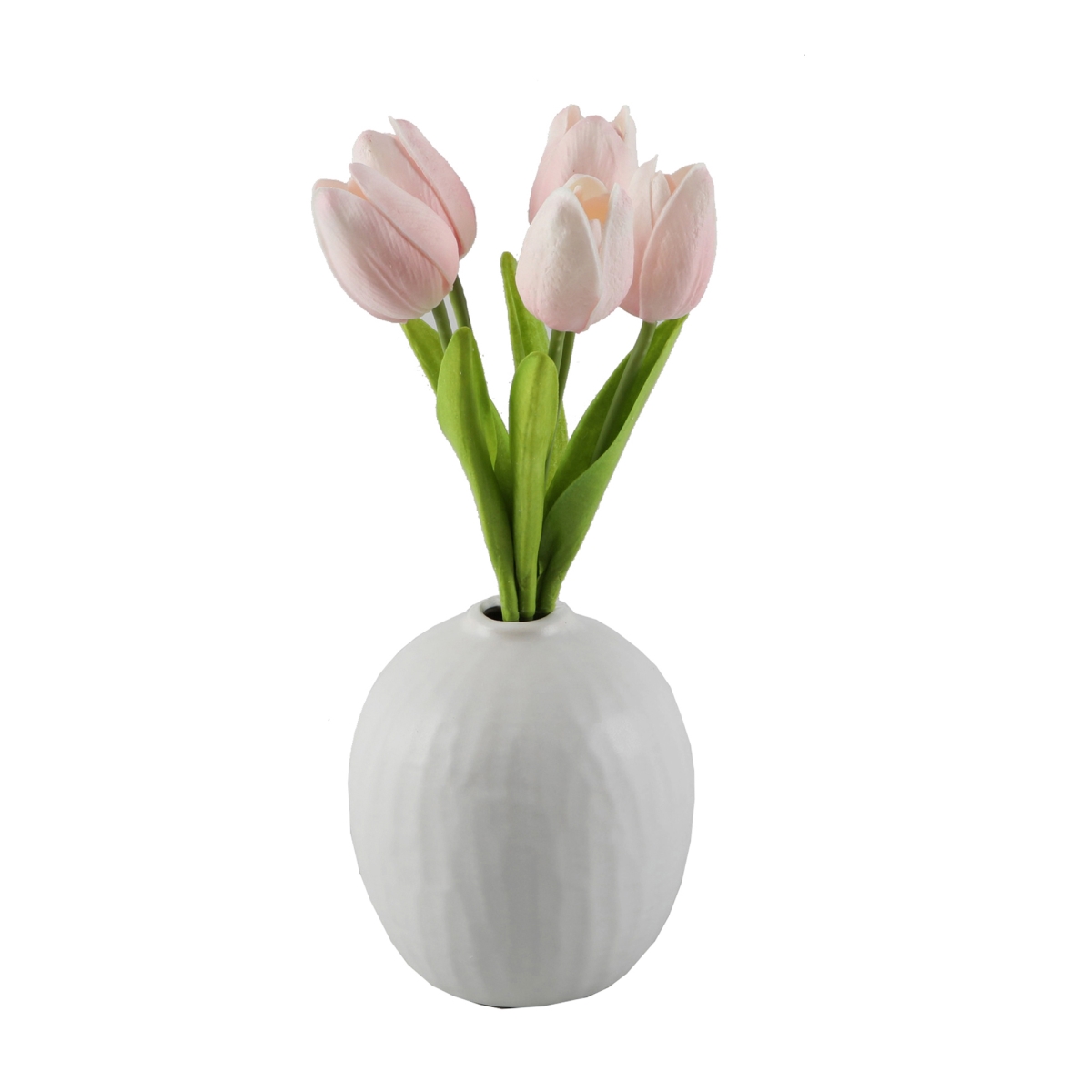 11.25H 5 Real-touch Tulips in 5'H Vase