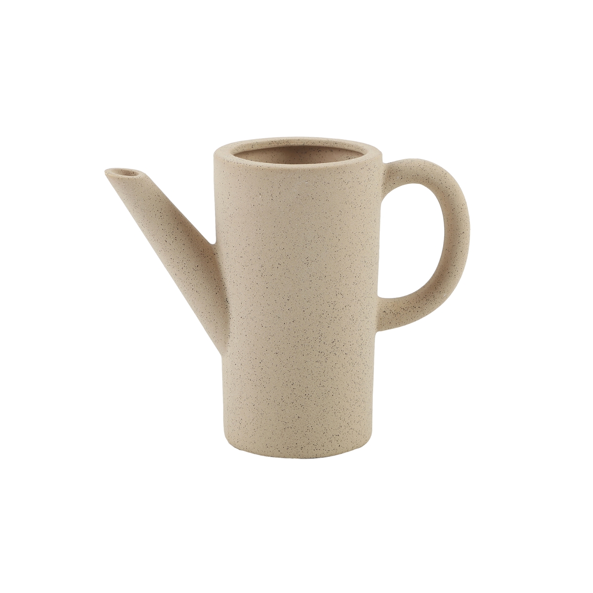 8.75' Ceramic Watering Can,Speckle Natural