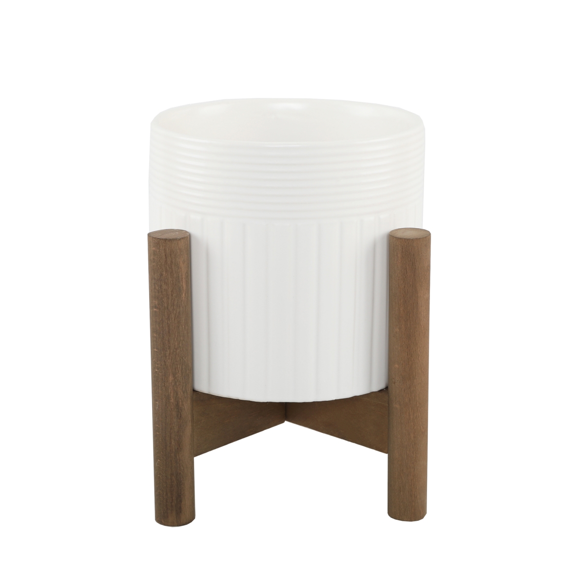 6.75' Stripes Ceramic on Stand