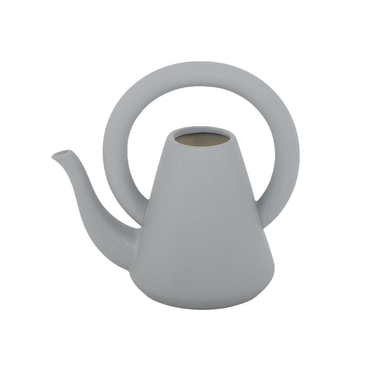 CTC1789E-SPGY Loop Ceramic Watering Can,Speckle Gray