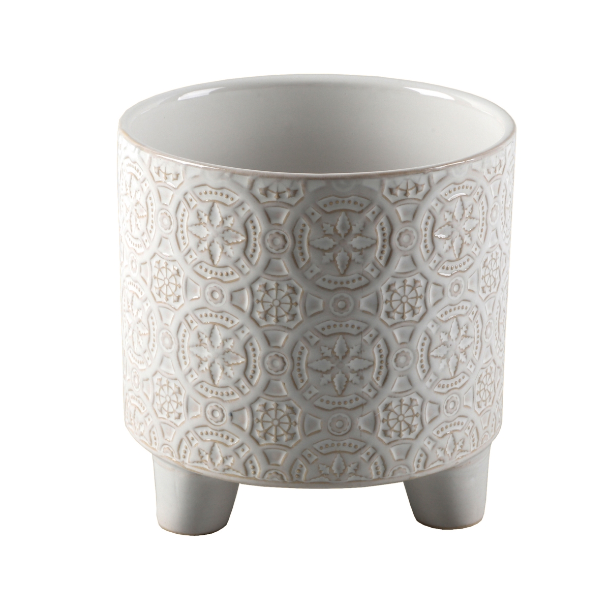 CT1675E-IVORY 6' Catheral Footed Ceramic