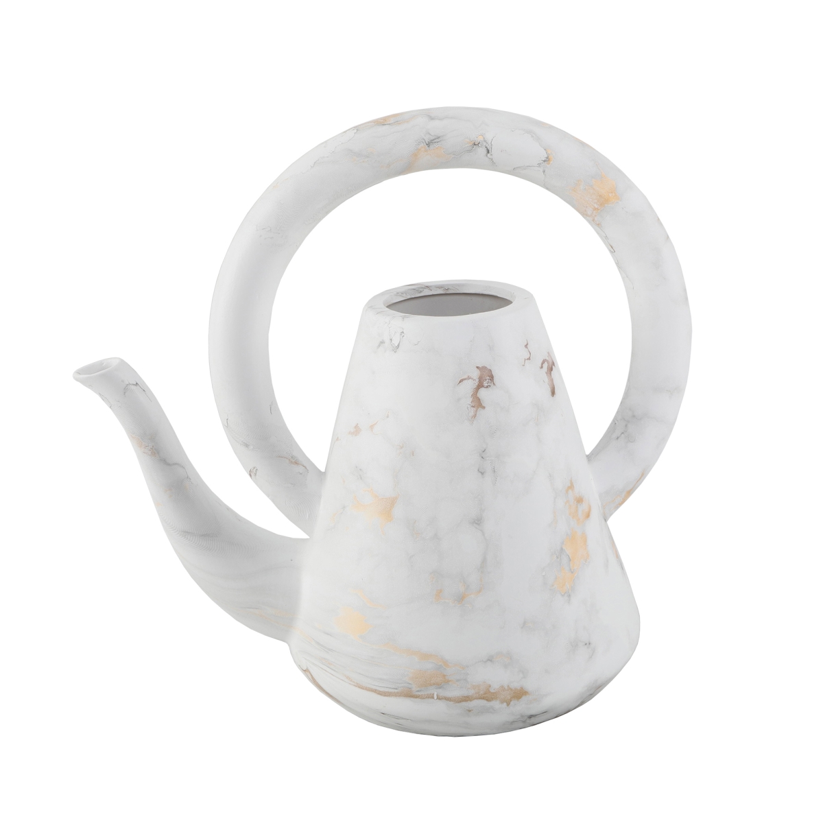 CTC1789E-GDMBL 10' Loop GD Marble Ceramic Watering Can
