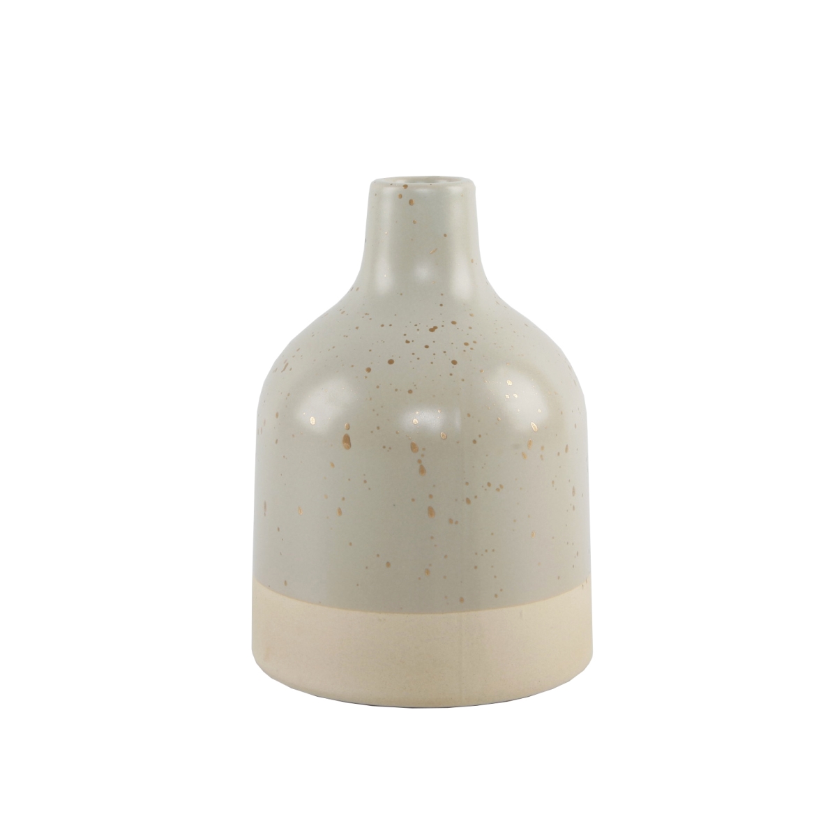 7'H Two-tone Speckle Ceramic, Sage