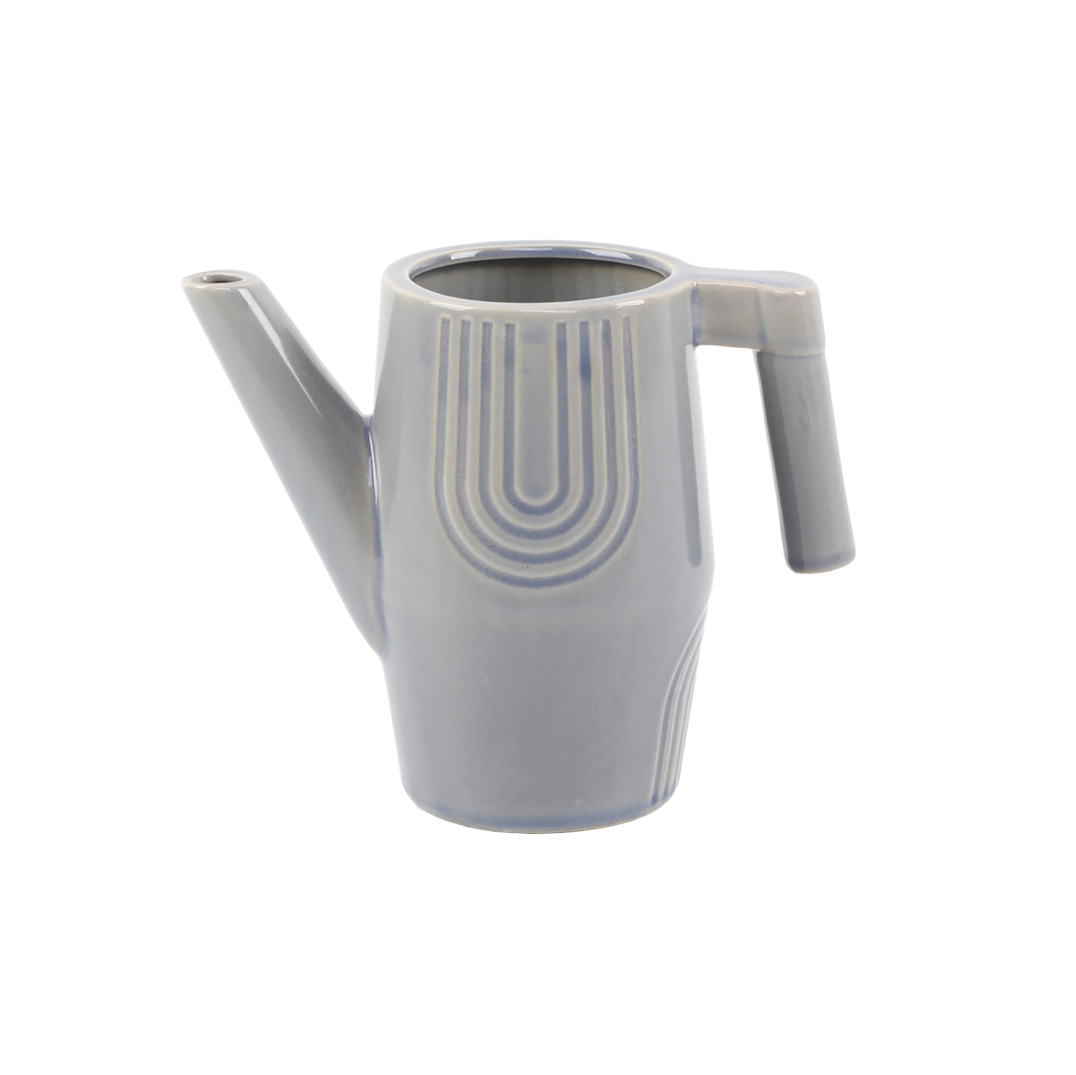 CTC1777E-GSBL 8.75' Rainbow Ceramic Watering Can,Glass Blue