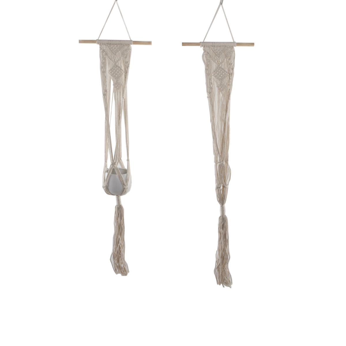 33' H hanging macrame planter hanger