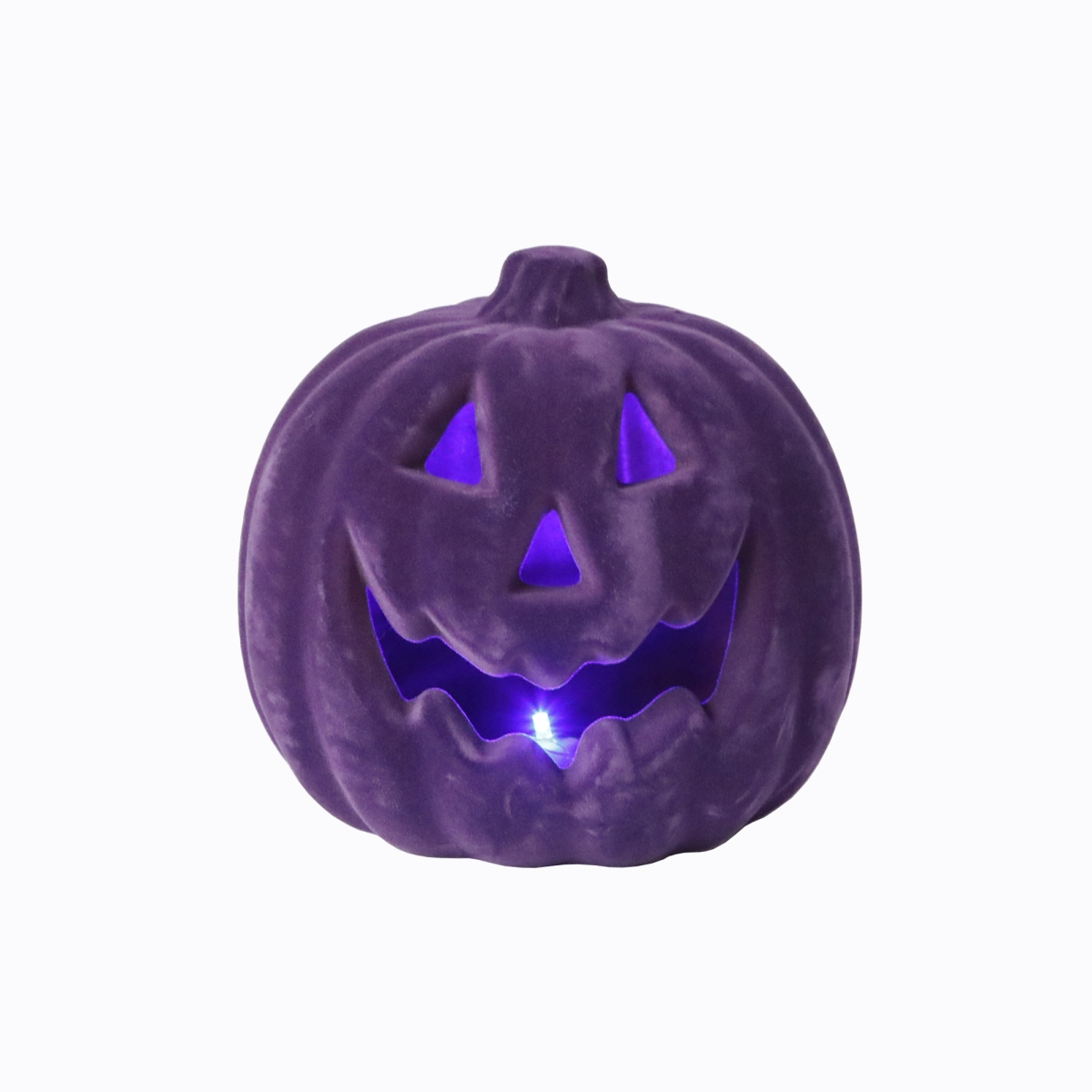 8' Flocked Pumpkin,LED