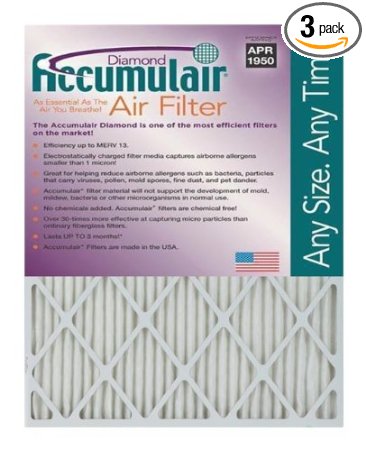 Picture of Accumulair FD22X23.5A 22 x 23.5 x 1 in. MERV 13 Actual Size Diamond Filter