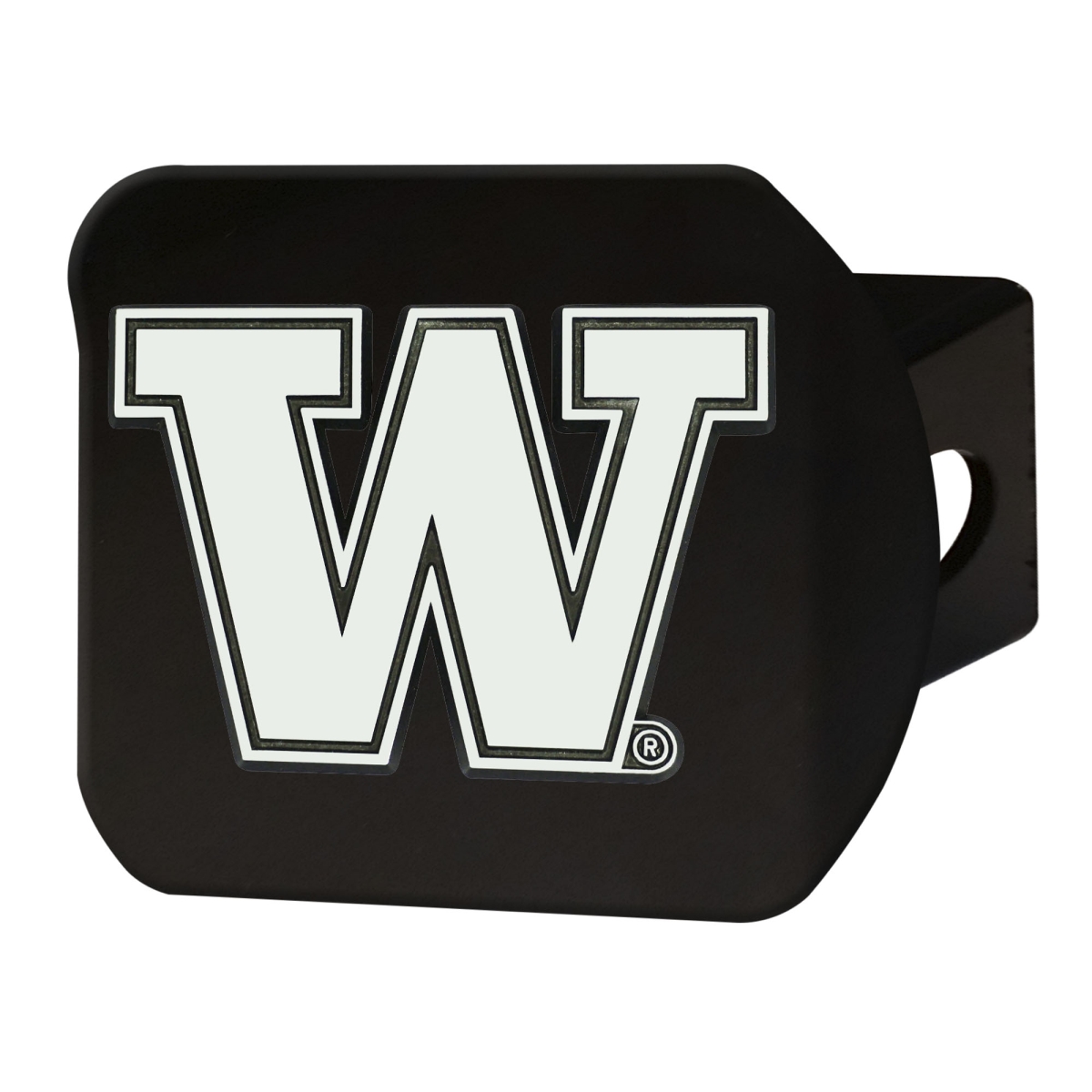 Picture of FanMats 22841 3.4 x 4 in. NCAA-University of Washington Hitch Covers&#44; Black