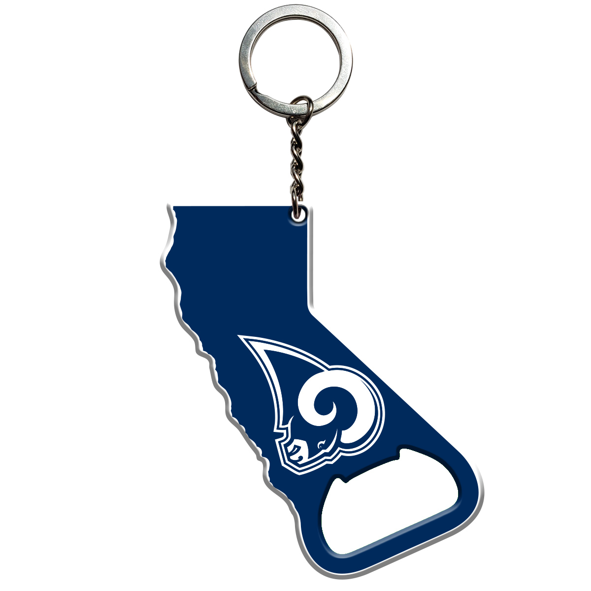 Picture of Fanmats 62505 3 x 3 in. Los Angeles Rams Keychain Bottle Opener&#44; Blue