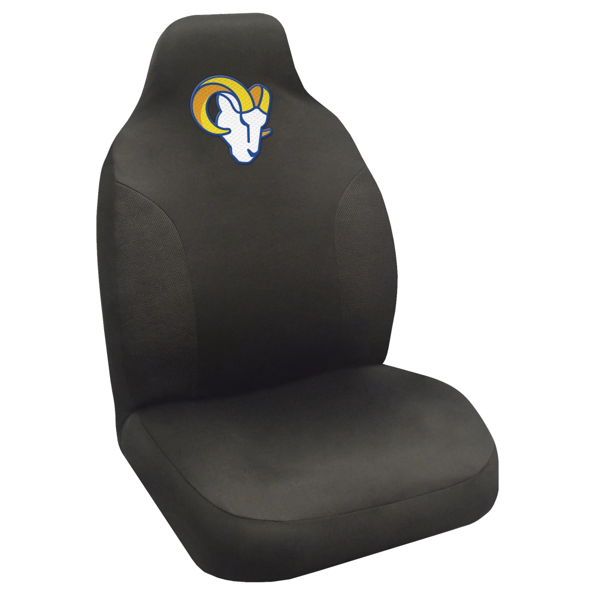 Picture of Fanmats 21554 20 x 48 in. Los Angeles Rams Embroidered Seat Cover&#44; Black