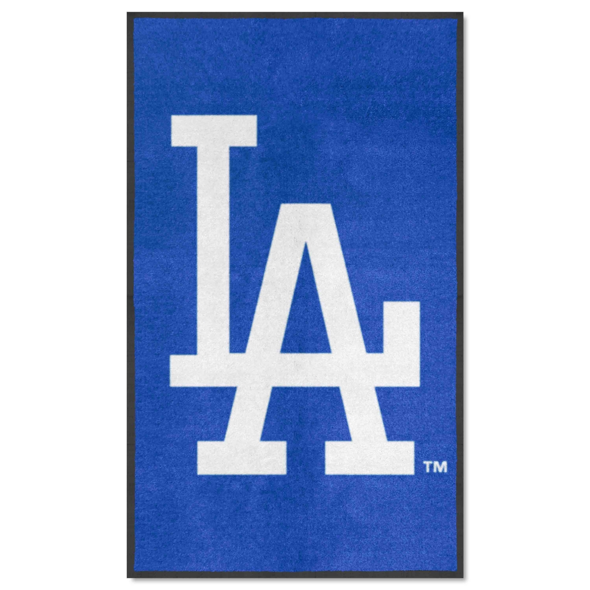 9848 3 x 5 ft. Los Angeles Dodgers High-Traffic Mat with Durable Rubber Backing - Portrait Orientation, Blue -  FanMats