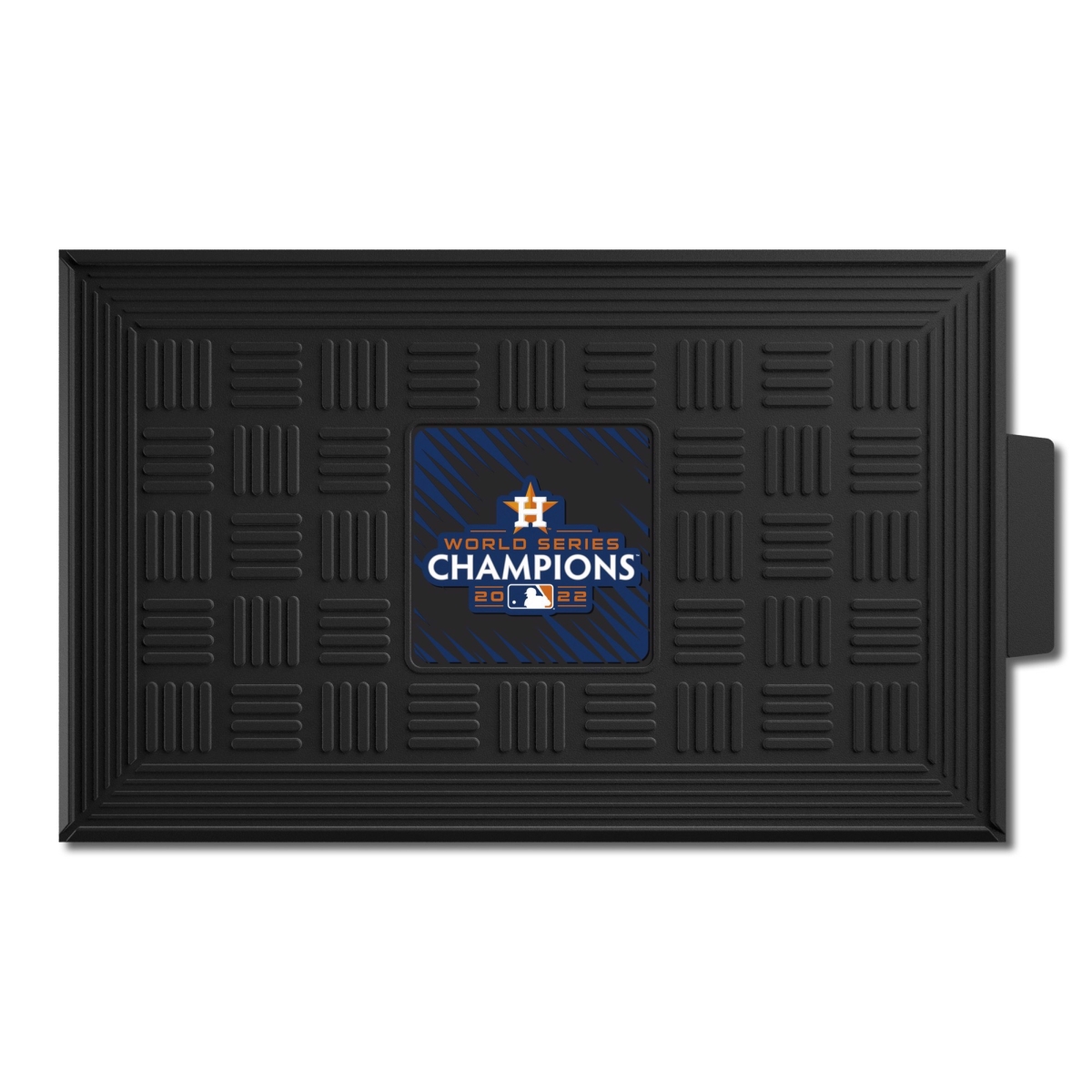 34280 19.5 x 31.25 in. Houston Astros 2022 MLB World Series Champions Medallion Door Mat, Black -  FanMats