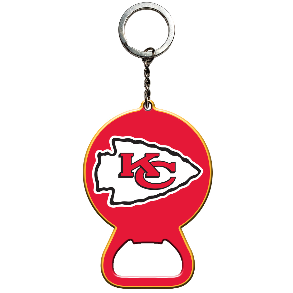 Picture of Fanmats 62494 3 x 3 in. Kansas City Chiefs Keychain Bottle Opener&#44; Red