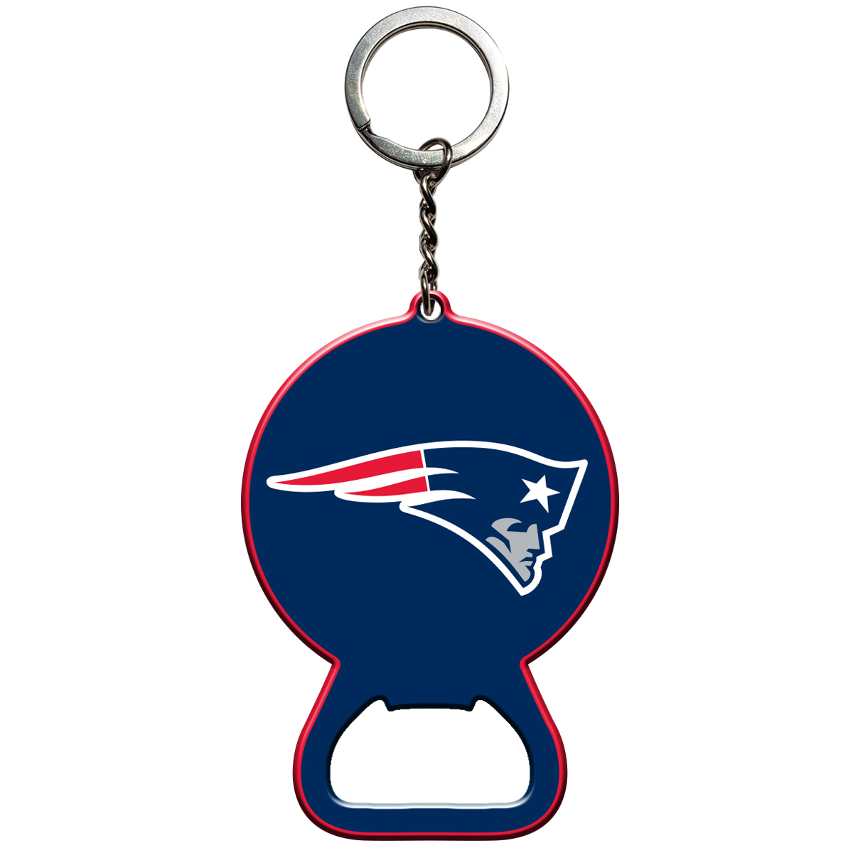 Picture of Fanmats 62497 3 x 3 in.   England Patriots Keychain Bottle Opener&#44; Blue & Red