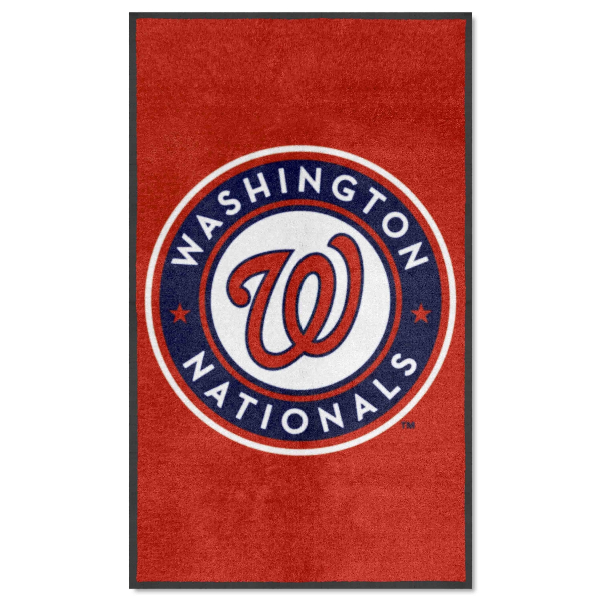 Picture of Fanmats 9874 3 x 5 ft. Washington Nationals High-Traffic Mat with Durable Rubber Backing - Portrait Orientation&#44; Red