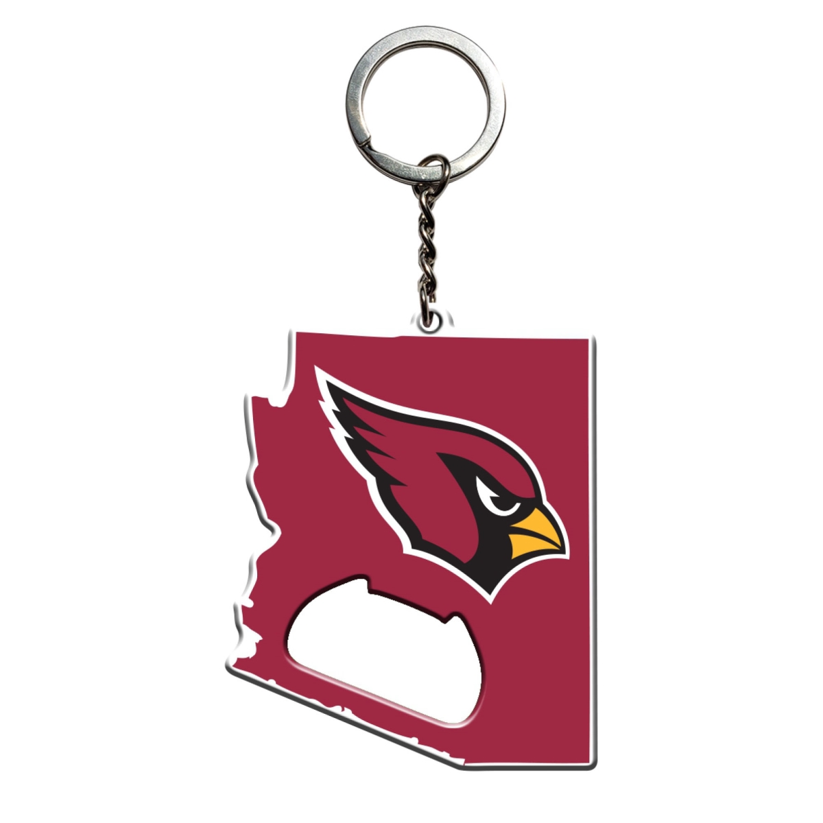 Picture of Fanmats 63415 3 x 3 in. Arizona Cardinals Keychain Bottle Opener&#44; Red