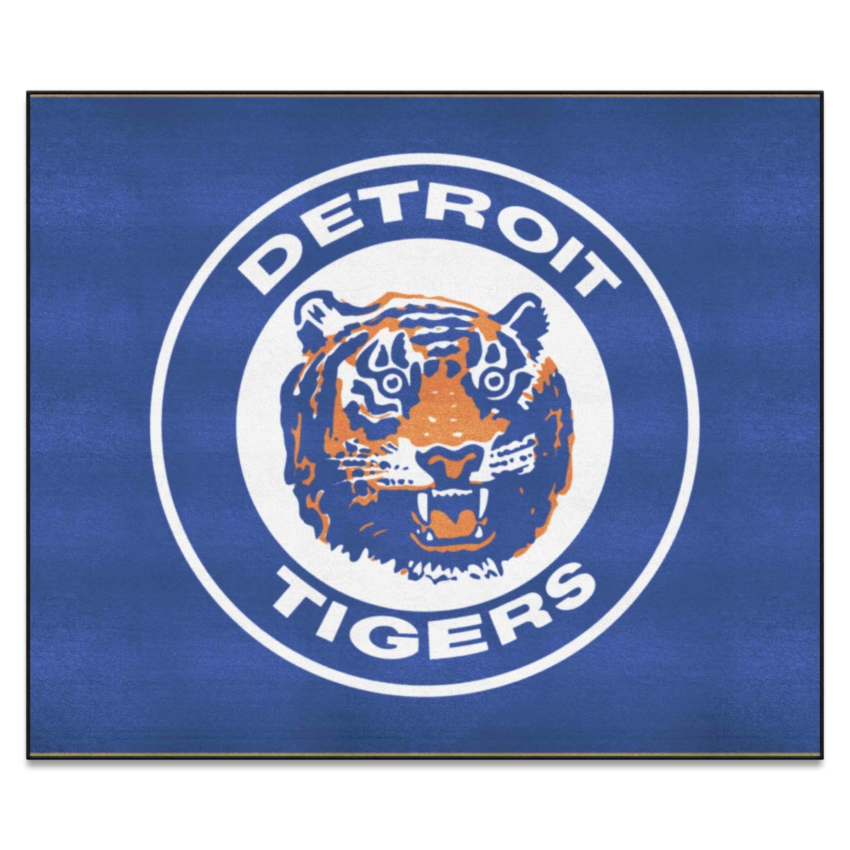 37210 5 x 6 ft. Detroit Tigers Tailgater Rug - Retro Collection, Blue -  FanMats