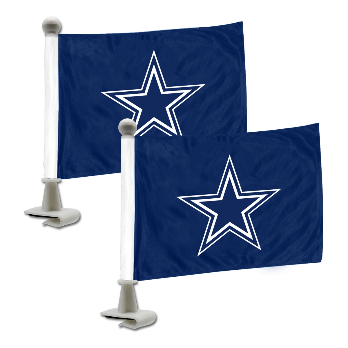 Picture of Fanmats 61830 4 x 6 in. Dallas Cowboys Ambassador Car Flags&#44; Blue - Pack of 2