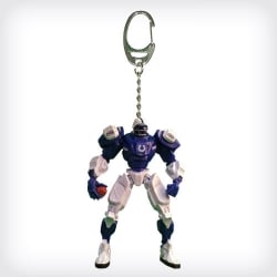 3 in. Indianapolis Colts Fox Robot 3 in 1 Posable Keychain Action Figure Version 2.0