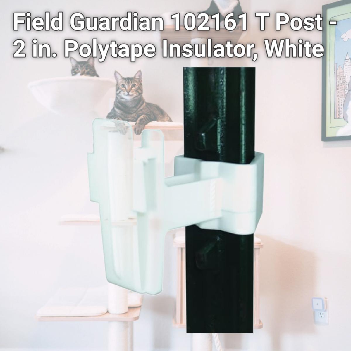 Picture of Field Guardian 102161 T Post - 2 in. Polytape Insulator, White