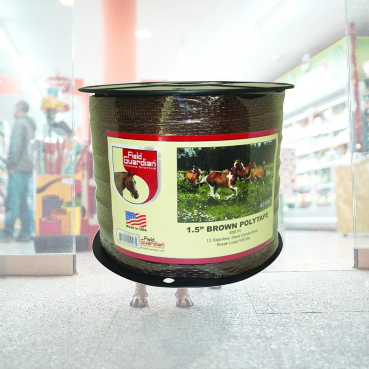Picture of Field Guardian 631553 1.5 in. Brown Polytape