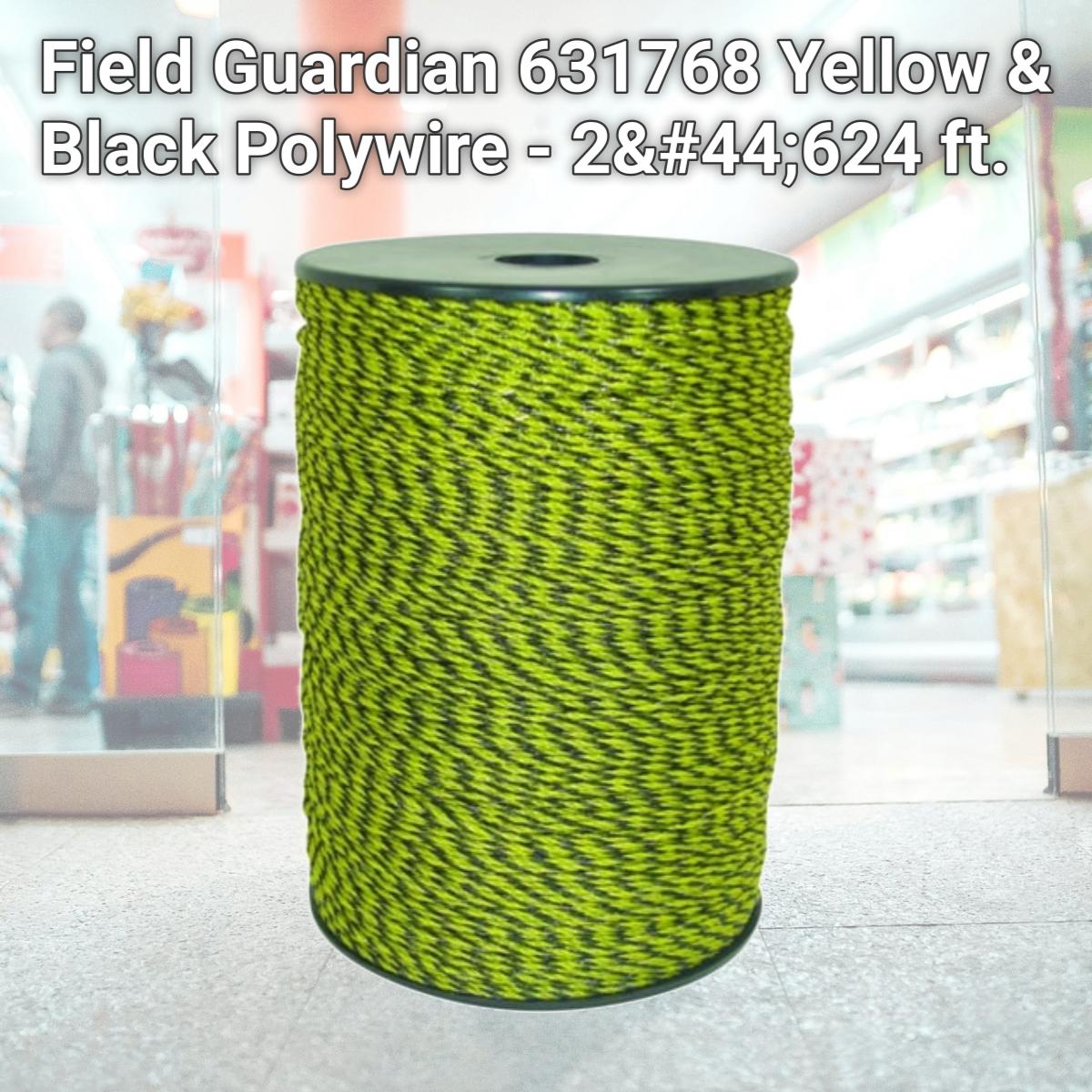 Picture of Field Guardian 631768 Yellow & Black Polywire - 2&#44;624 ft.