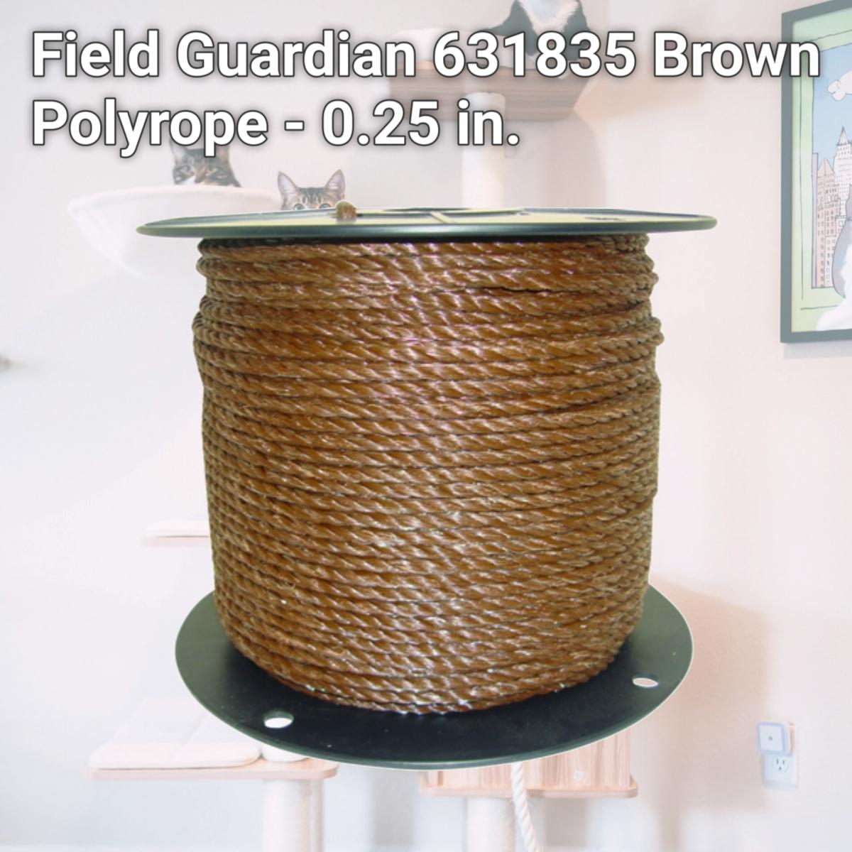 Picture of Field Guardian 631835 Brown Polyrope - 0.25 in.