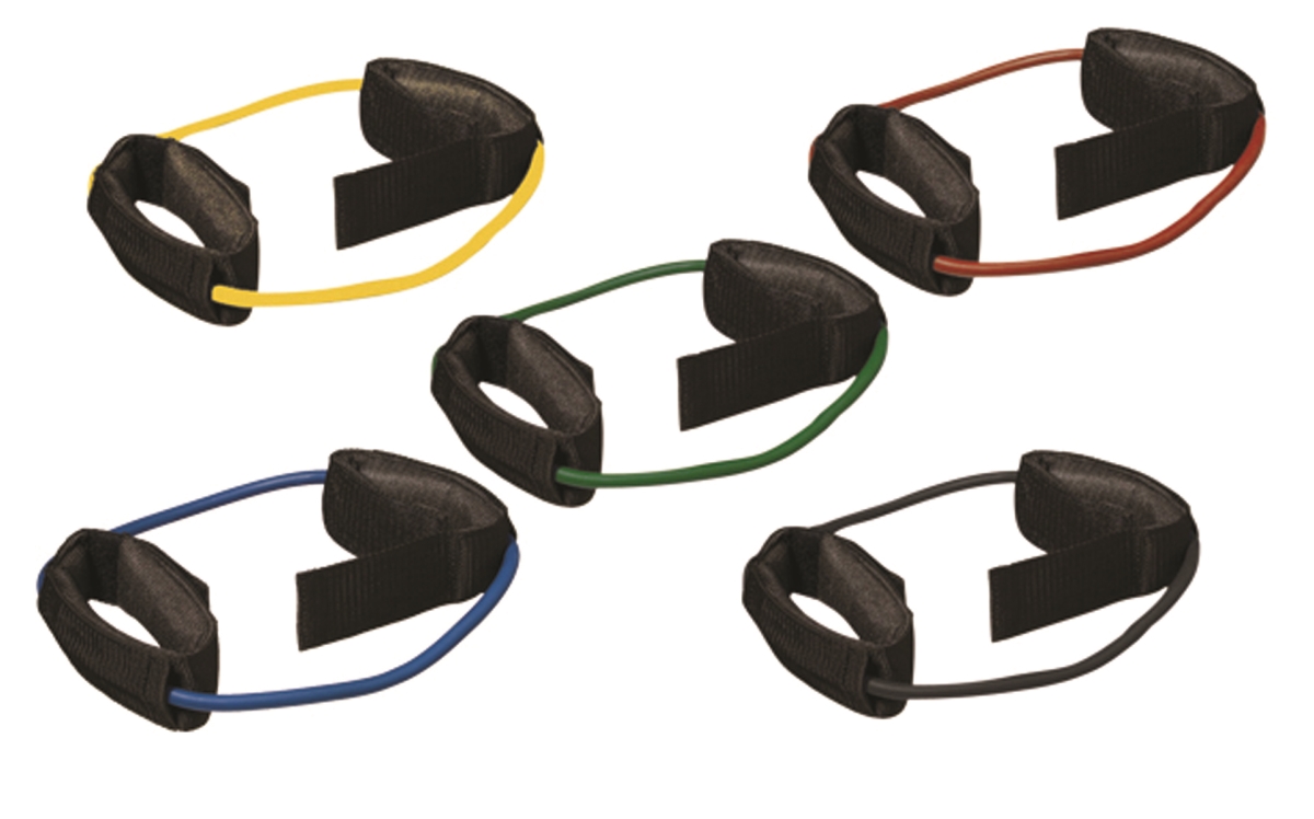 Exercise Tubing with Cuff Exerciser - 5 Piece