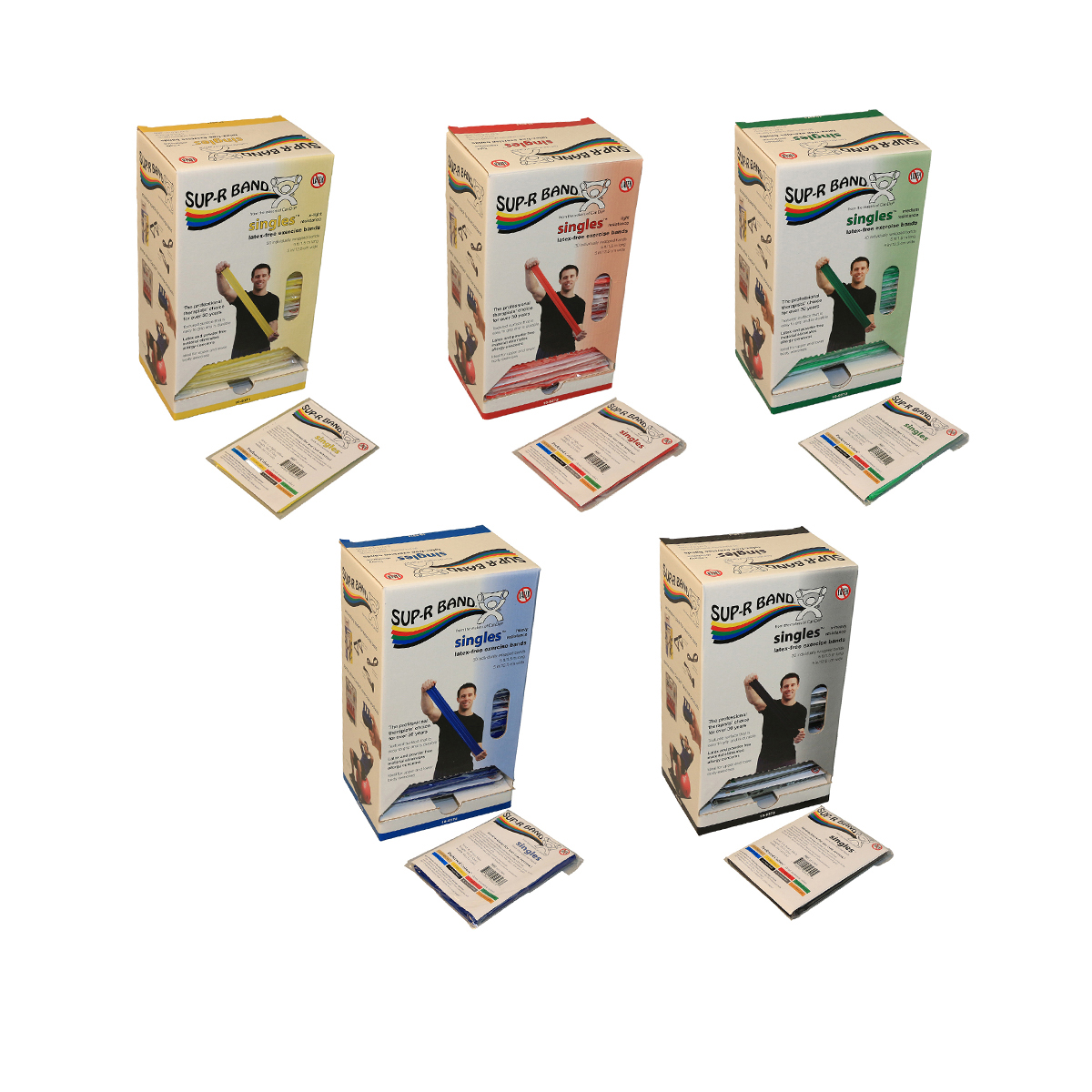 10-6378 5 ft. Latex-Free Singles Dispenser - 5 Piece