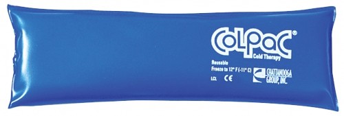 Picture of Fabrication Enterprises 00-1502-12 3 x 11 in. Colpac Blue-Vinyl Reusable Cold Pack, Throat & Ob-Gyn - Pack of 12
