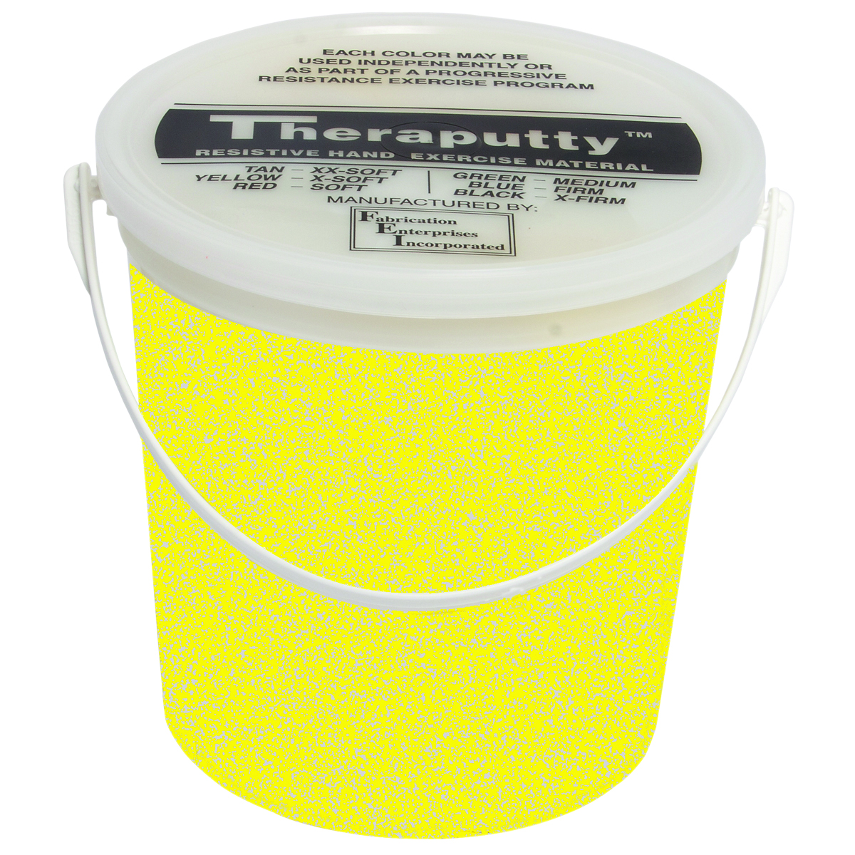 Picture of Cando 10-2784 5 lbs Sparkle Theraputty Exercise Material, Yellow - Extra Soft