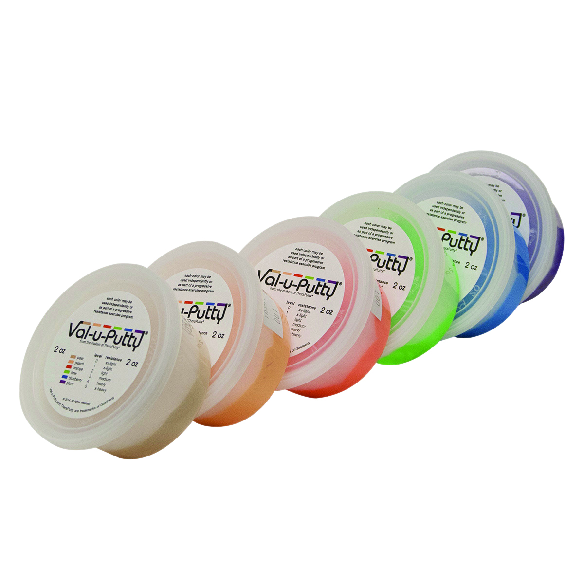 2 oz Exercise Putty - 6 Piece