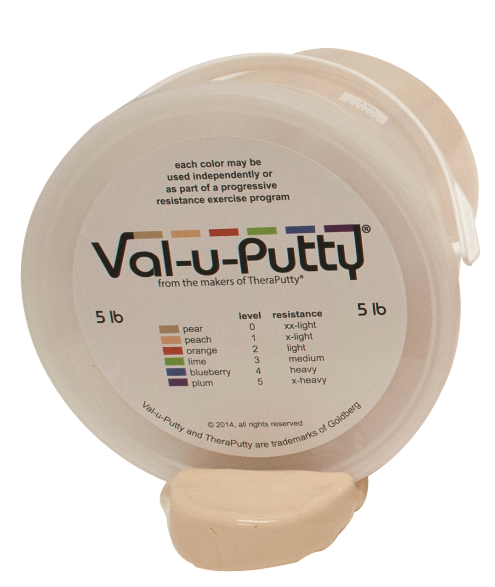 10-3950 5 lbs Exercise Putty, Pear - 2X Soft