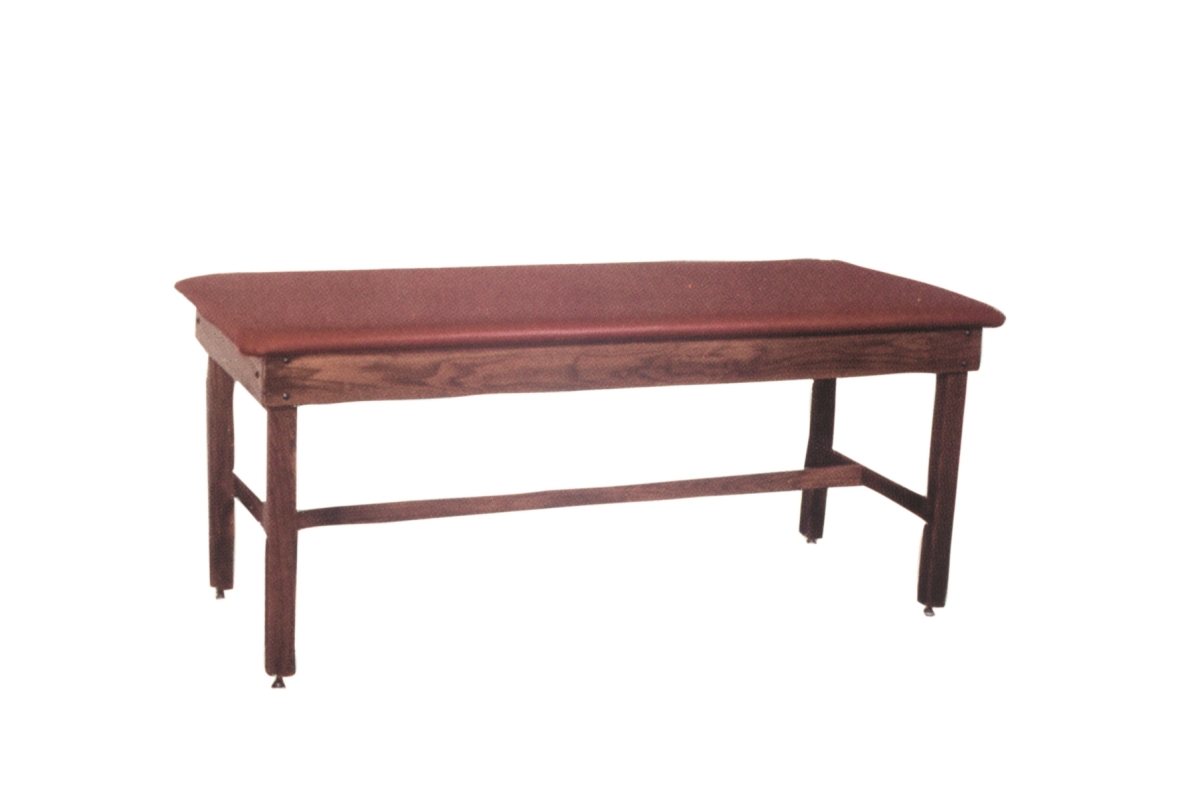 15-1000 72 x 24 x 30 in. H-Brace & Upholstered Wooden Treatment Table