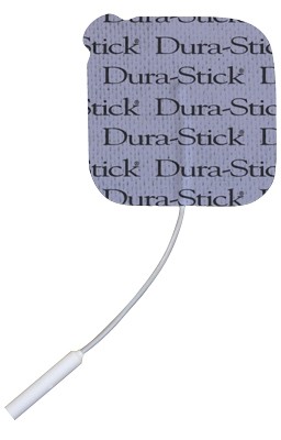 Picture of Fabrication Enterprises 04-2183-10 2 in. Square Dura-Stick Plus Electrodes - Pack of 40