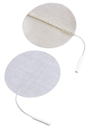 Picture of Fabrication Enterprises 04-2171-10 2 in. Round Dura-Stick Premium Electrodes&#44; Stainless Steel Mesh - Pack of 40