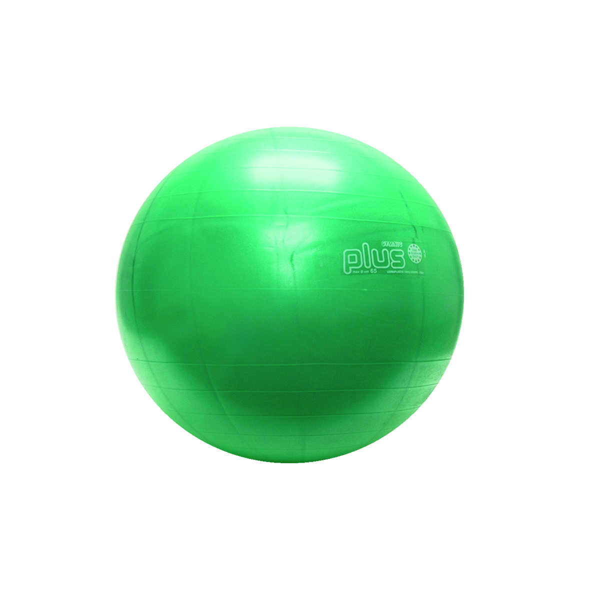 PhysioGymnic Molded Vinyl Inflatable Exercise Ball, 65 cm (26"), Green