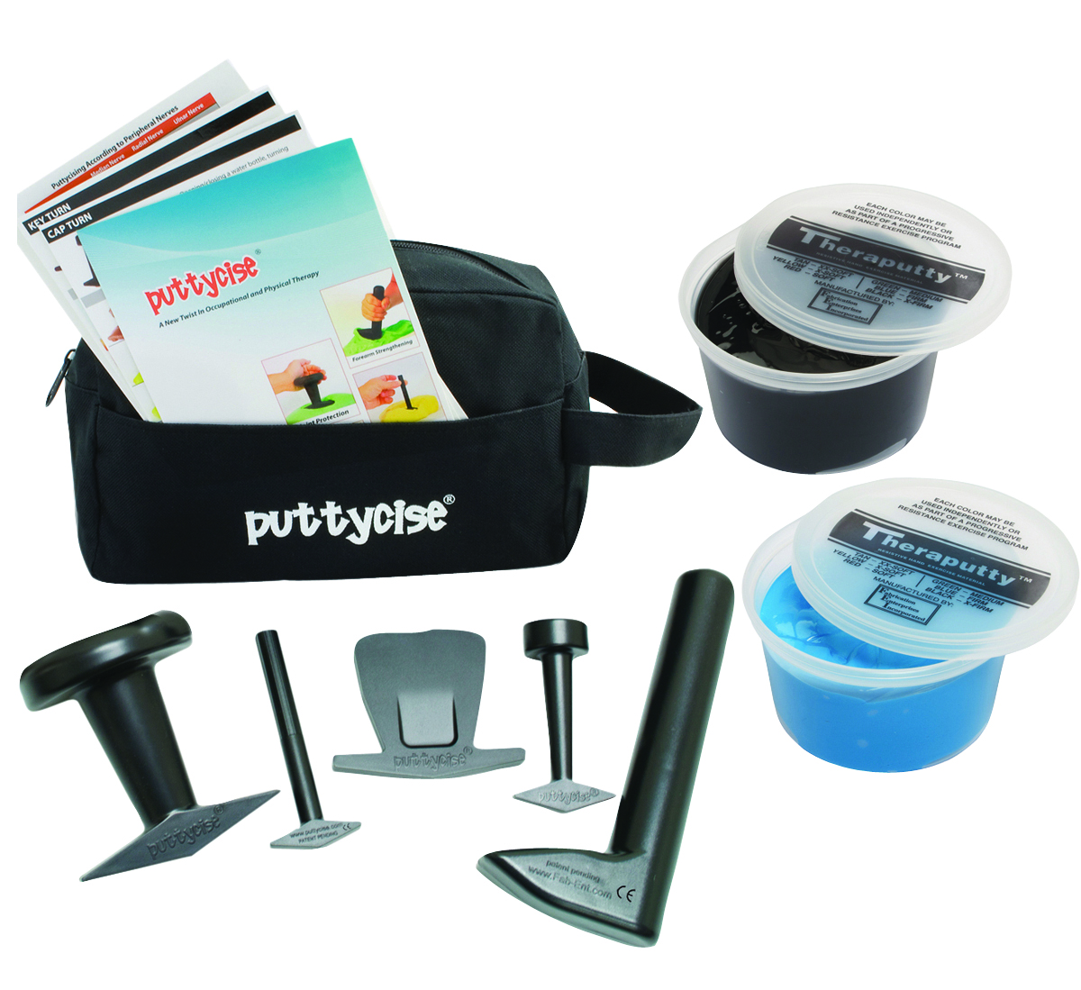 10-2852 Theraputty 5 Tool Set with 2 x 1 lbs Putties Difficult with Bag