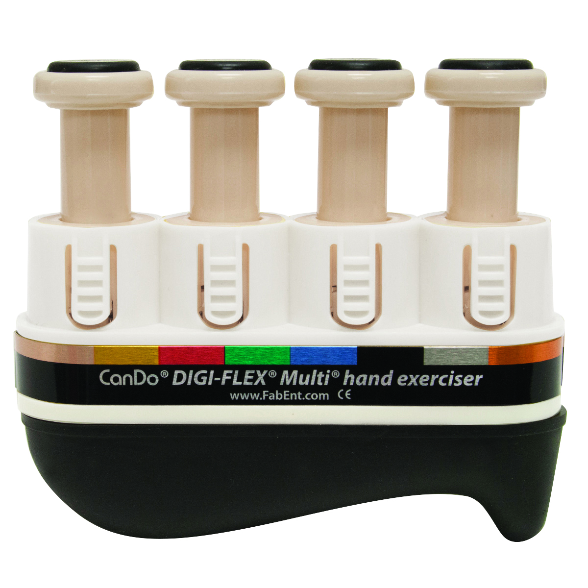 Basic Starter Hand Exerciser - Frame & 4 Buttons, Tan - 2X Light