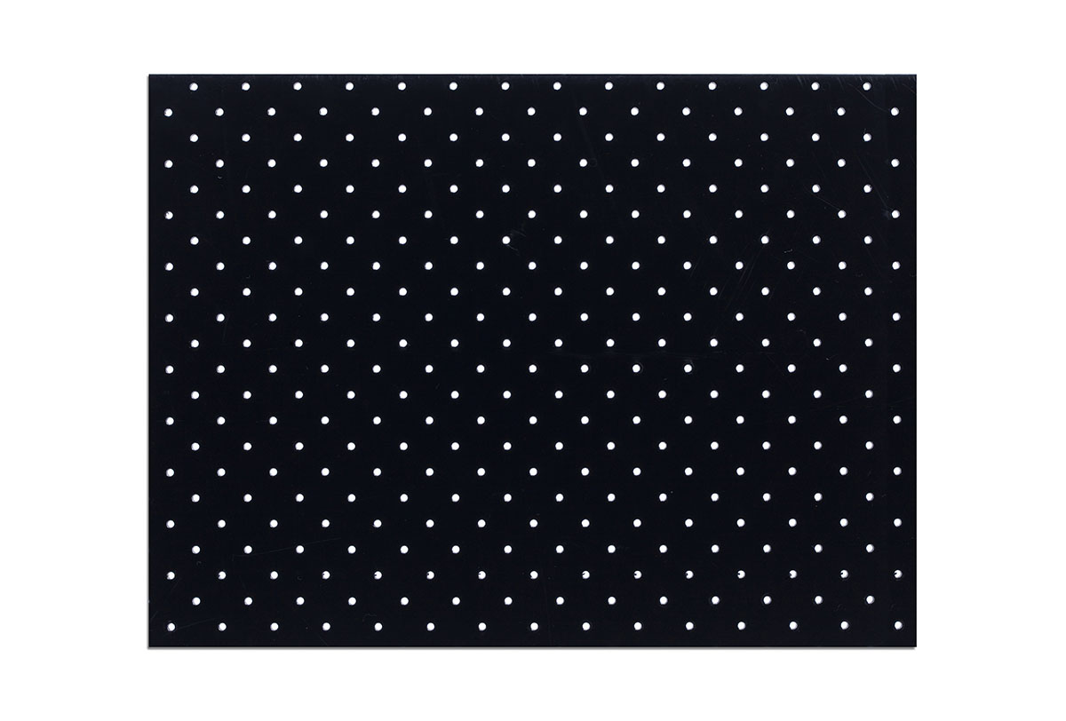 Picture of Orfilight 24-5743-4 18 x 24 x 0.13 in. Black Non-Stick 3.5 Percent Mini Perforated Splint - Case of 4